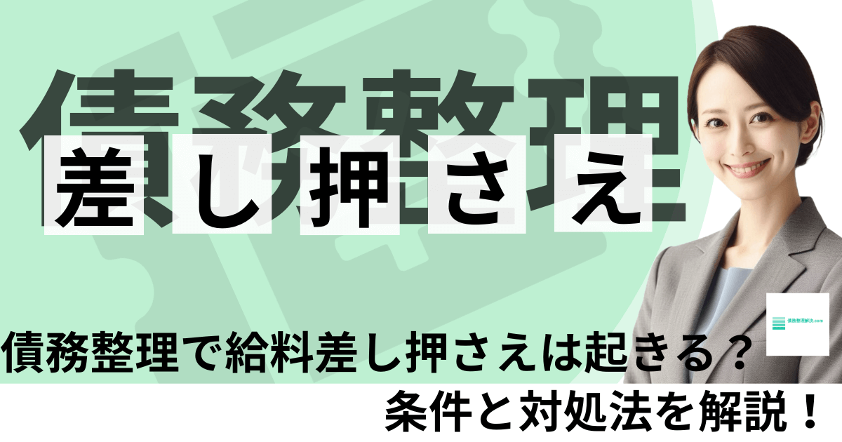 債務整理と給与差し押さえ